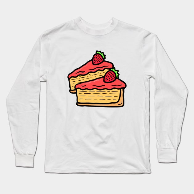 Yummy Cheesecake Long Sleeve T-Shirt by herbivorass